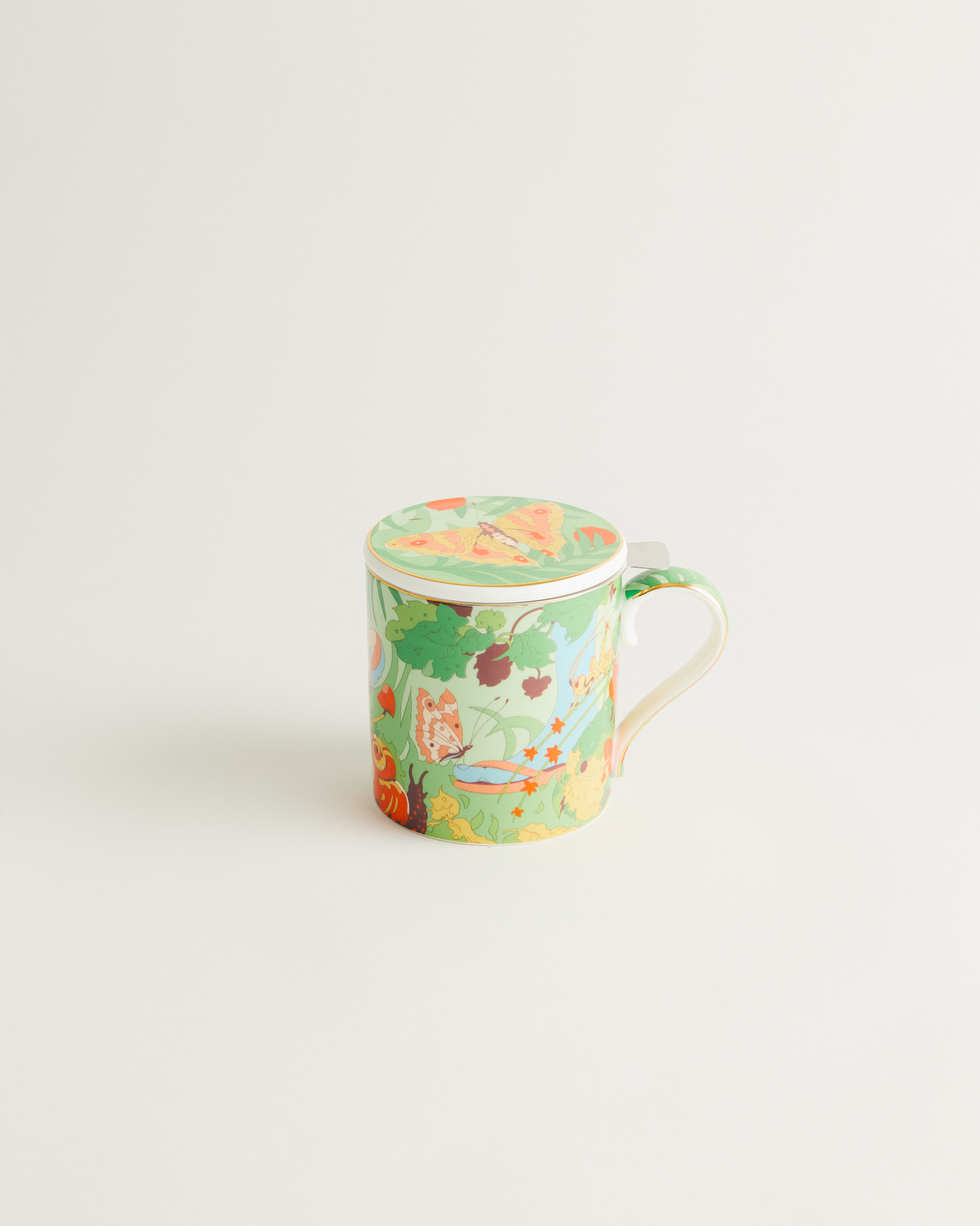 New Zealand Breakfast X Rebecca Ter Borg Mug with Infuser