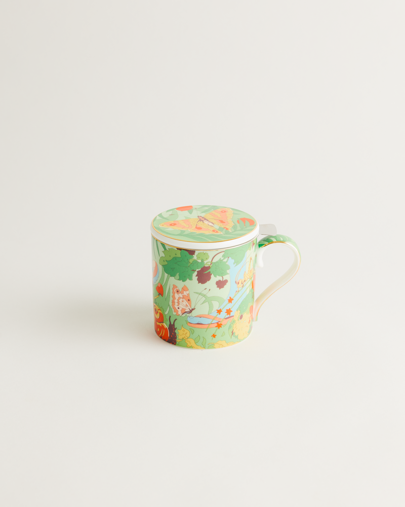 New Zealand Breakfast X Rebecca Ter Borg Mug with Infuser