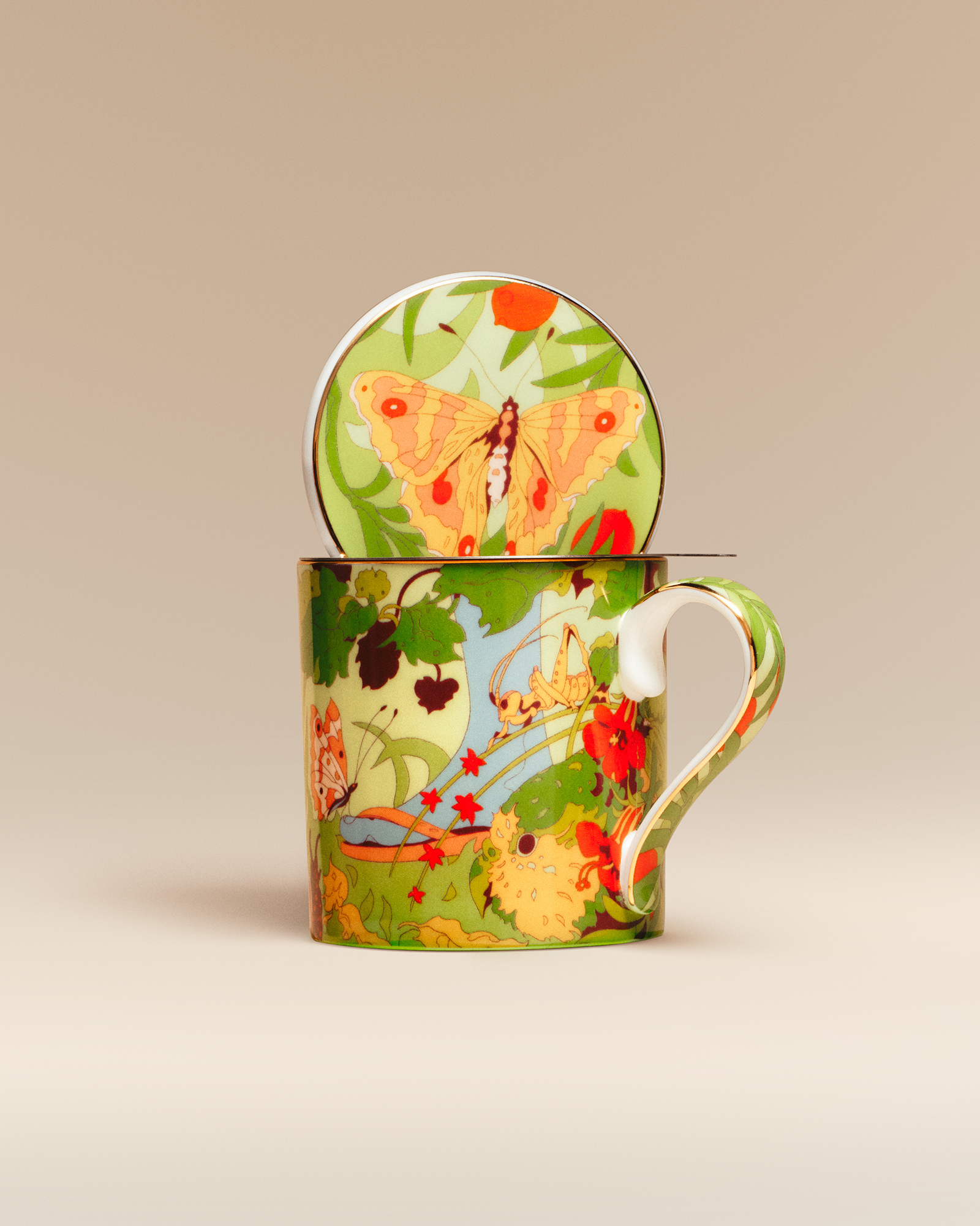New Zealand Breakfast X Rebecca Ter Borg Mug with Infuser