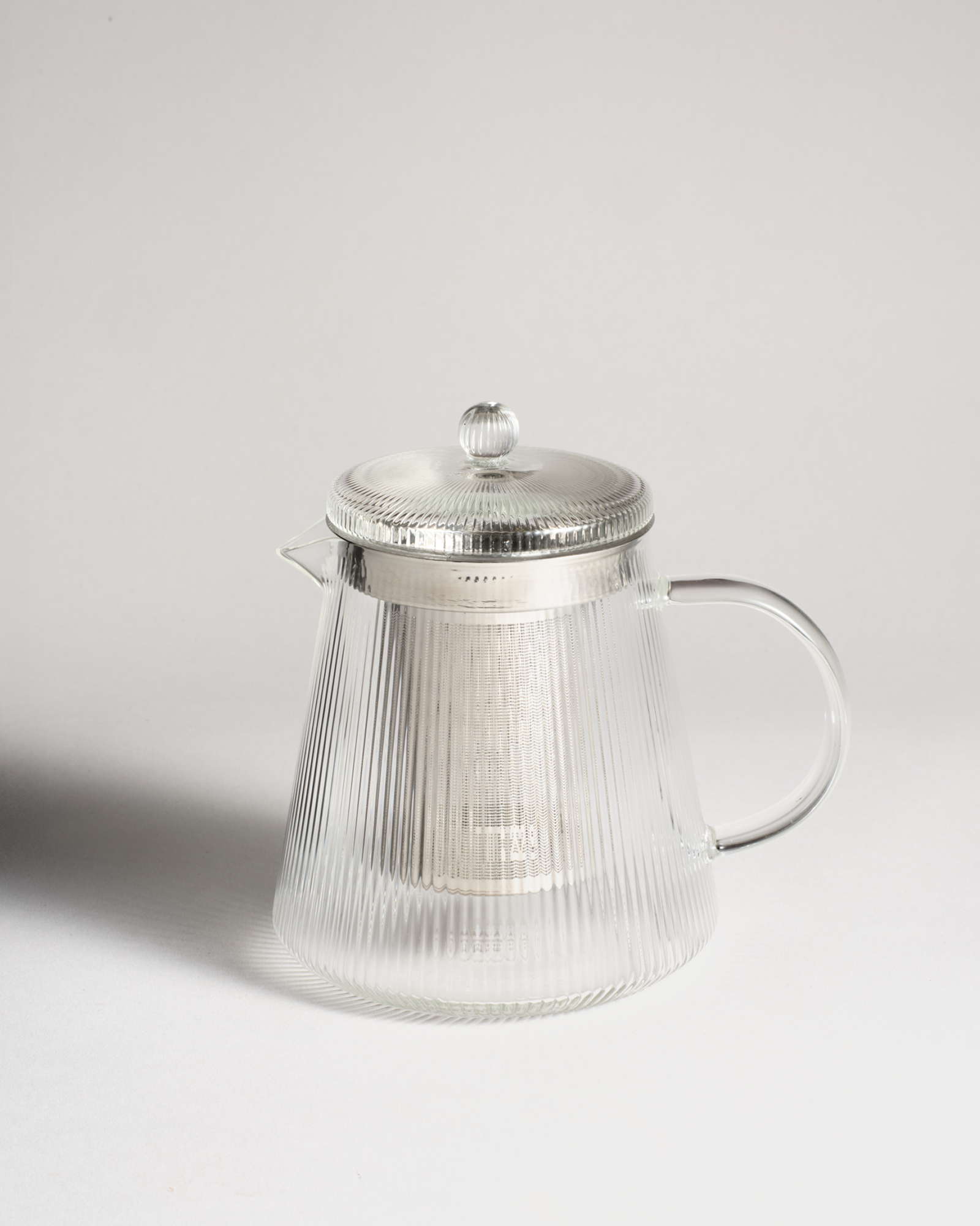 Tea Now Tall Ribbed Glass Teapot | T2 Tea AU