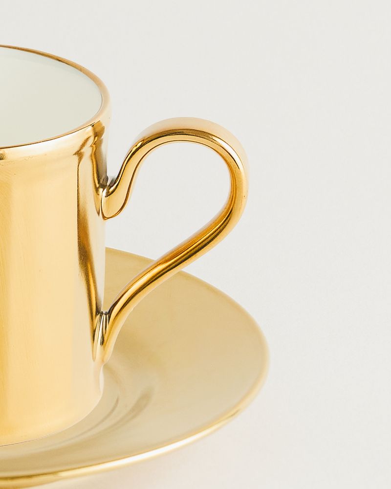 Moroccan Muse Cup & Saucer Matte Gold