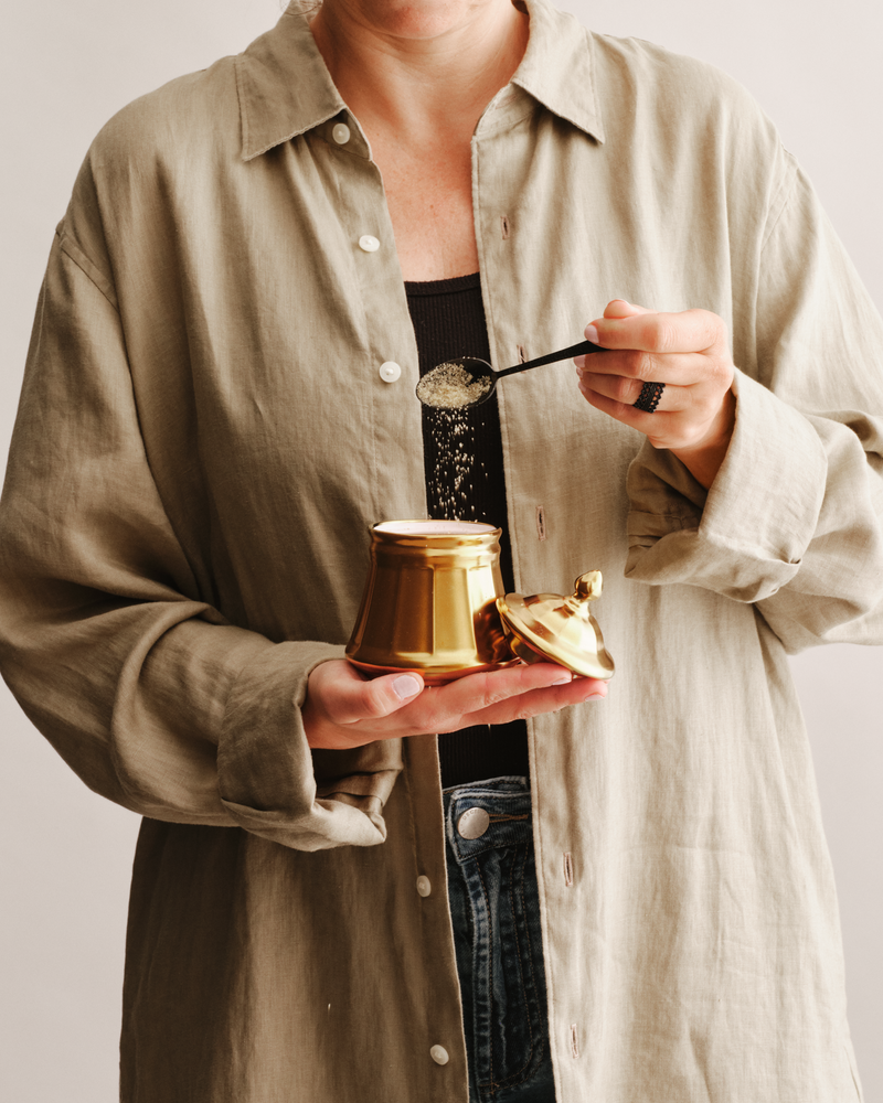 Moroccan Muse Sugar Bowl Gold