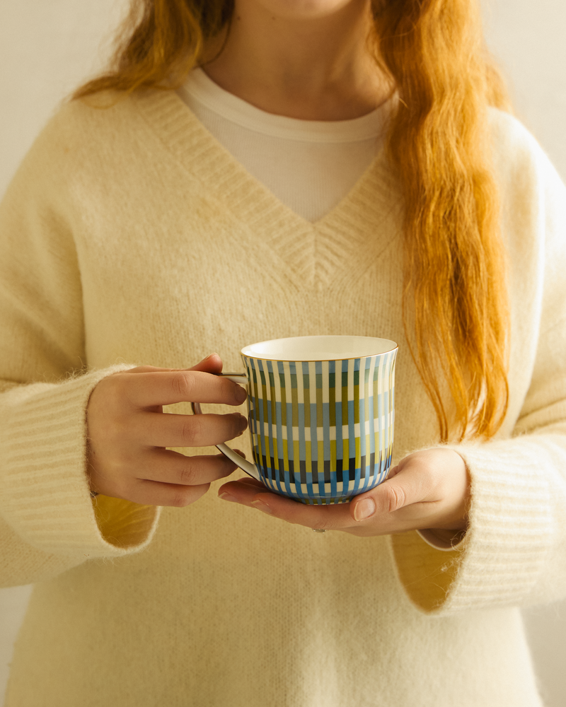 Loom Blue Pretty Mug