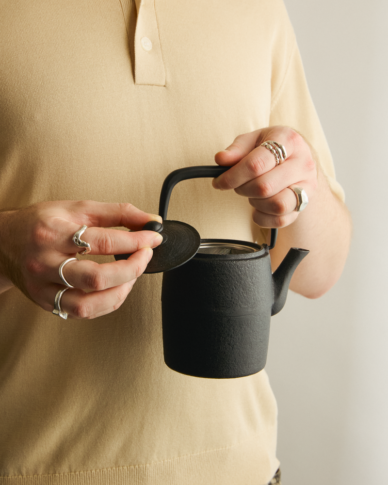 Wabi-S Black Cast Iron Teapot