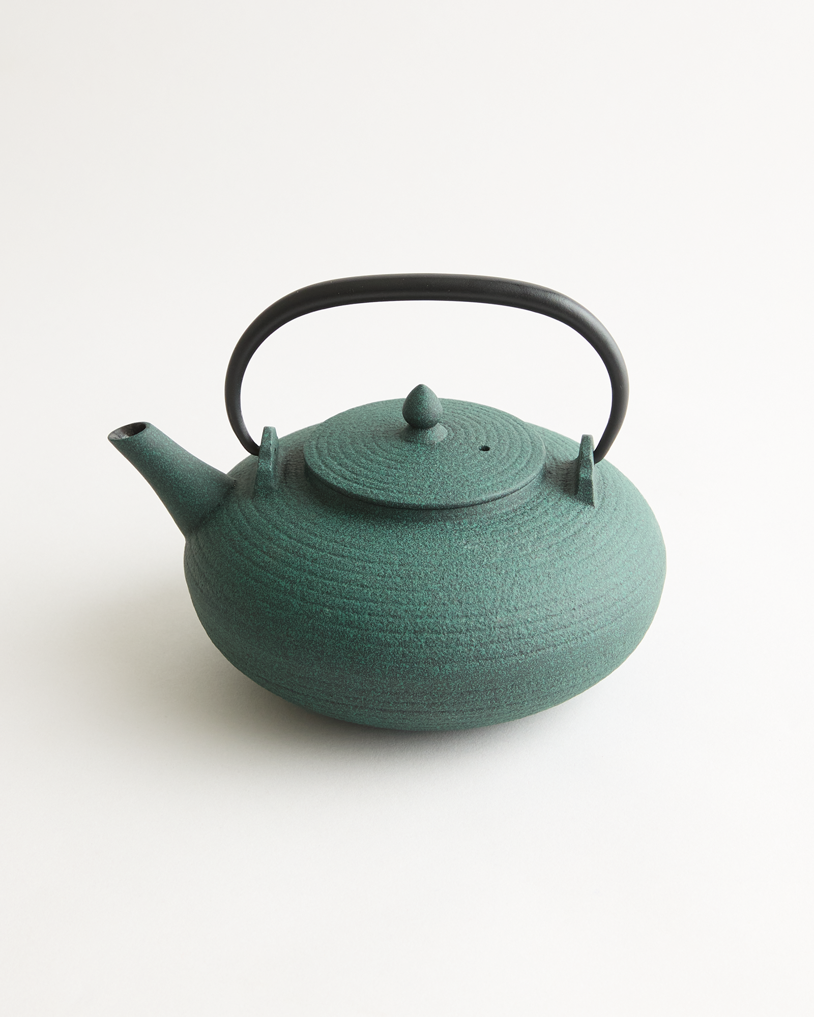Itome-S Green Cast Iron Teapot