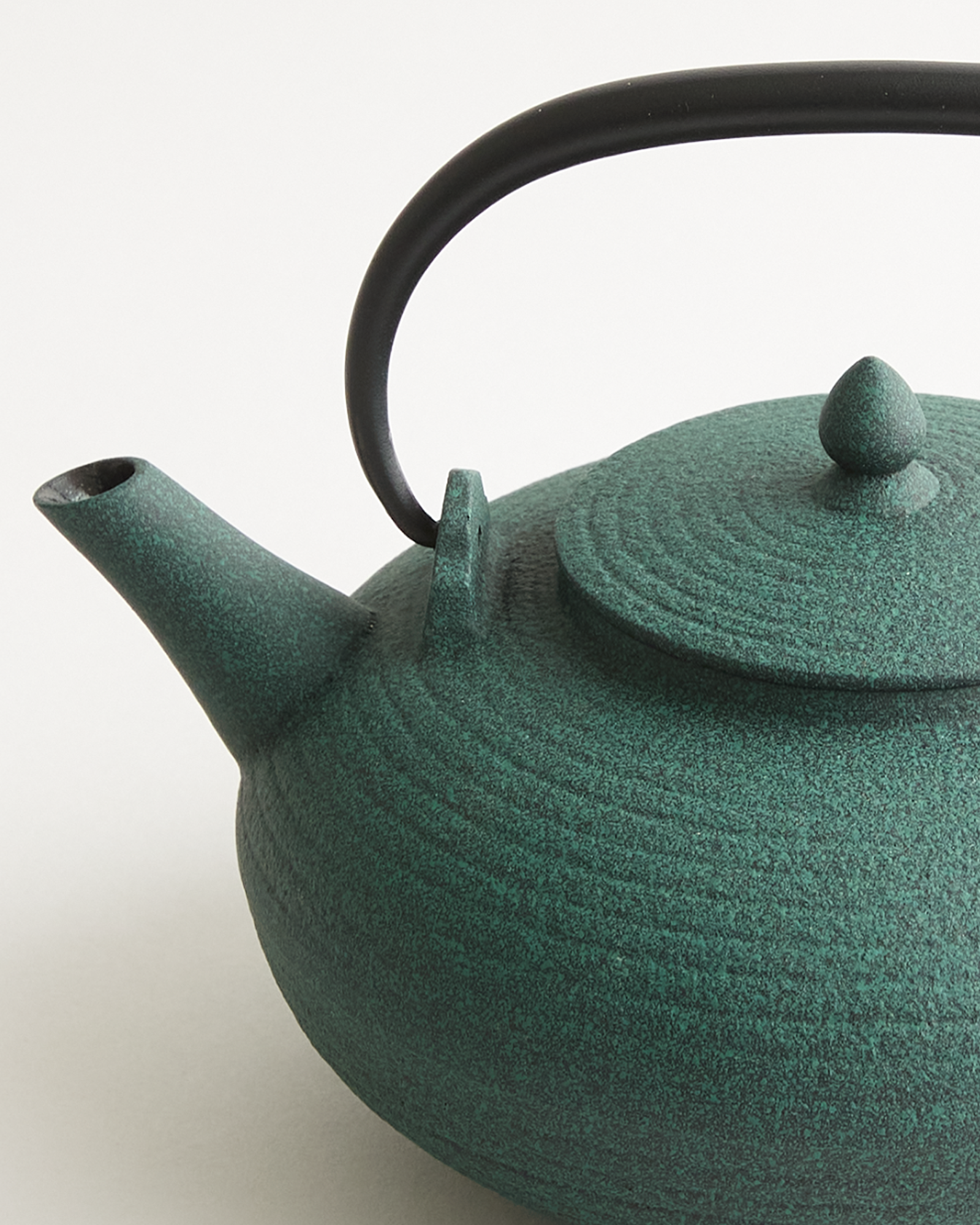 Itome-S Green Cast Iron Teapot