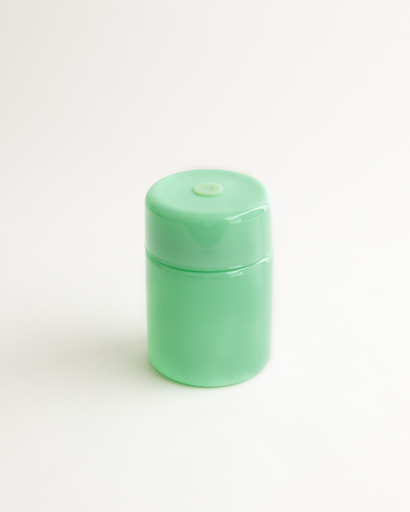Glass Storage Jar Mint