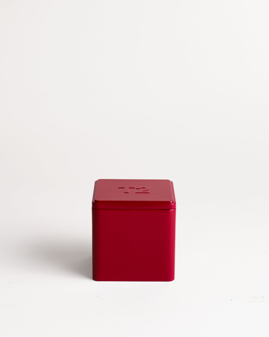 T2 One Box Tin Burgundy