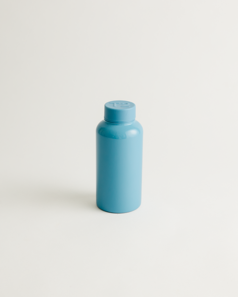 T2 Stainless Steel Matcha Flask Blue Steel