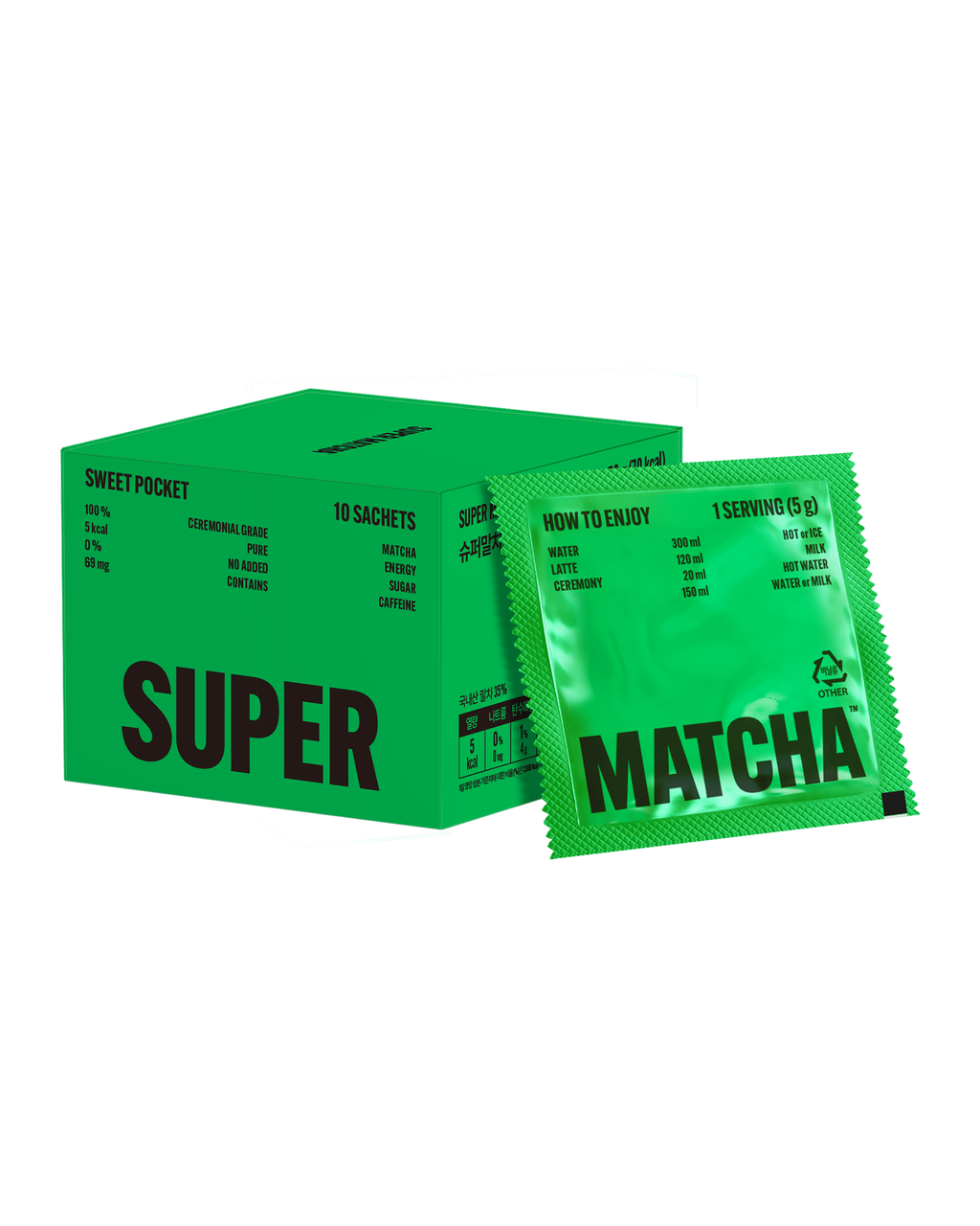 Super Matcha Sweet Pocket 10 pack