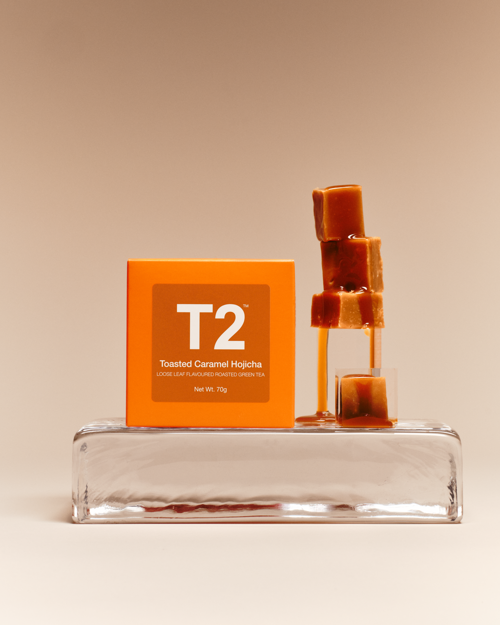 Toasted Caramel Hojicha Cube 70g