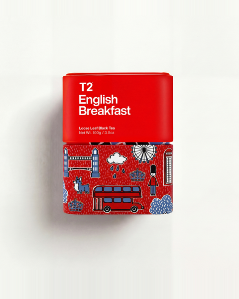 English Breakfast Loose Leaf Icon Tin 100g – T2 Tea