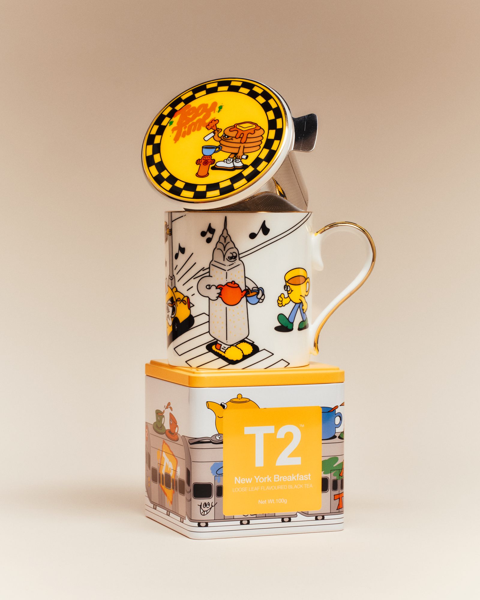 New York Breakfast x Lauren Martin Loose Leaf Tin 100g