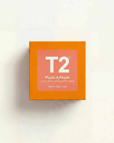 T2 Packs A Peach ルースリーフ ピーチティー 100g T130AE057_packs_a_peach_1_gran