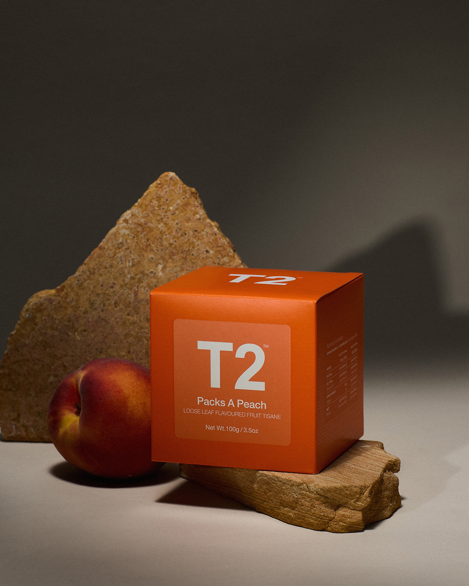 Packs a Peach Loose Leaf Cube 100g – T2 Tea Packs a Peach Loose Leaf Cube 100g – T2 Tea