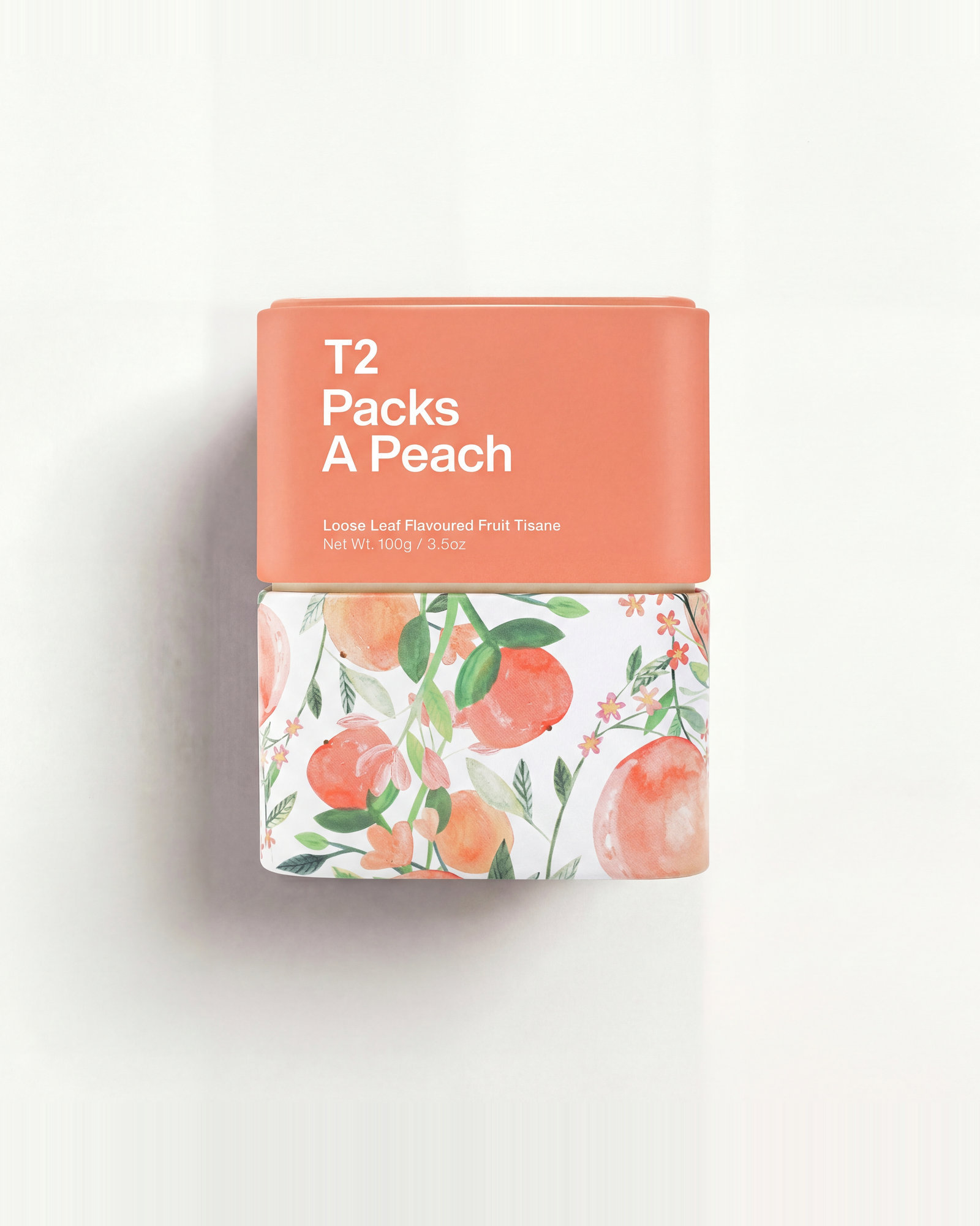 Packs a Peach Loose Leaf Icon Tin 100g