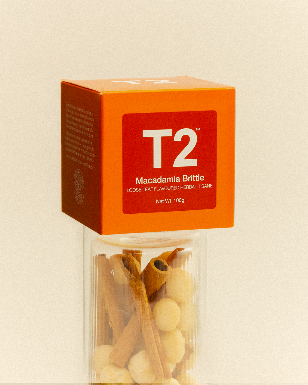 Macadamia Brittle Loose Leaf Cube 100g