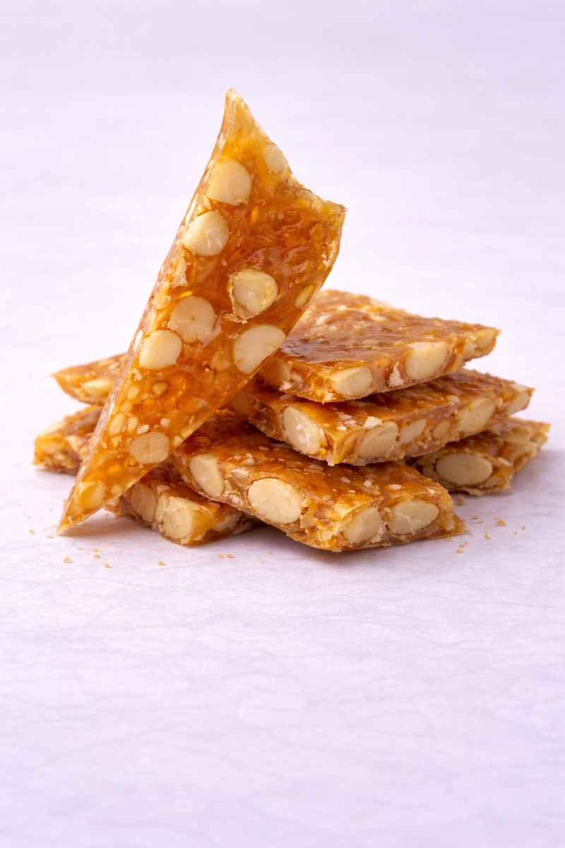 Macadamia Brittle Loose Leaf Cube 100g