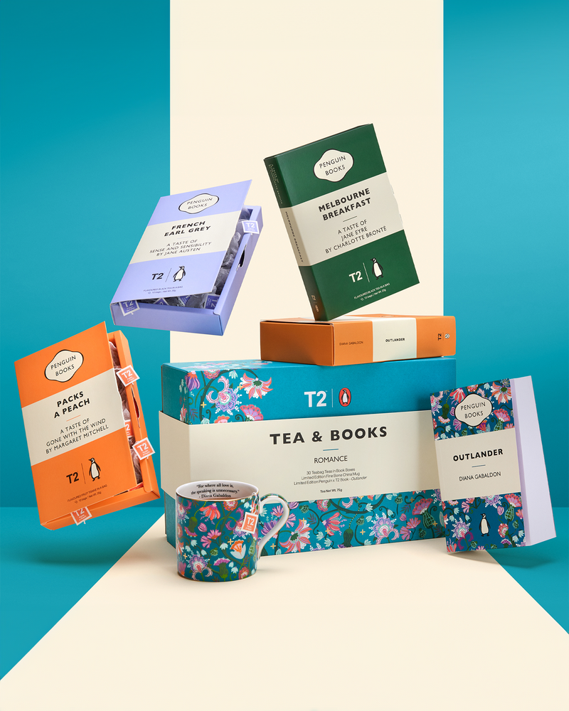 T2 x Penguin Books - Tea & Books: Romance Tea Bag Gift Pack
