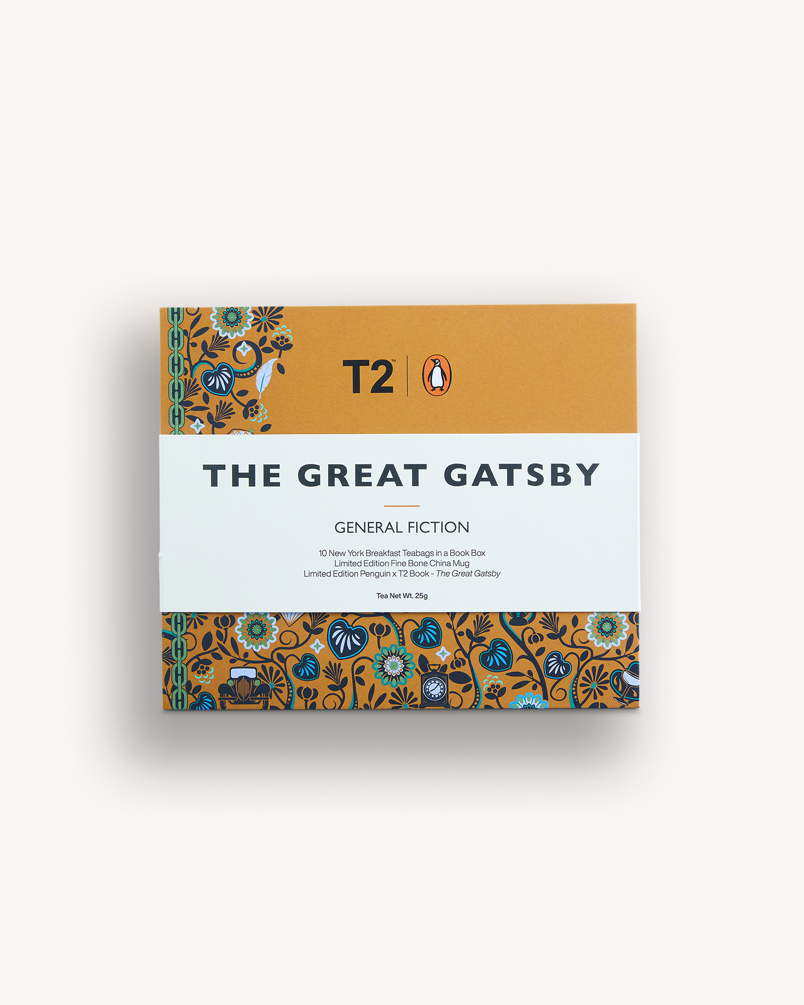 T2 x Penguin Books - Tea & Books: The Great Gatsby General Fiction Gift Pack