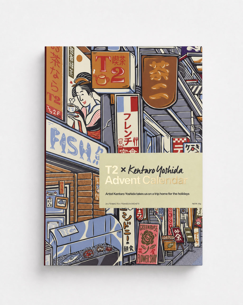 T2 x Kentaro Yoshida 24 Day Tea Bag Advent Calendar