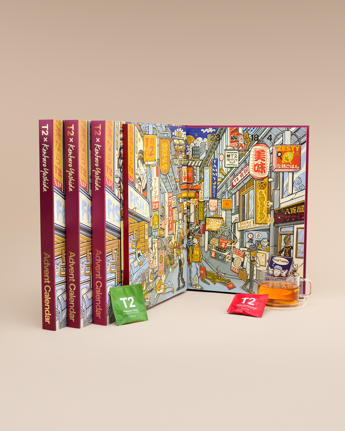 T2 x Kentaro Yoshida 24 Day Tea Bag Advent Calendar