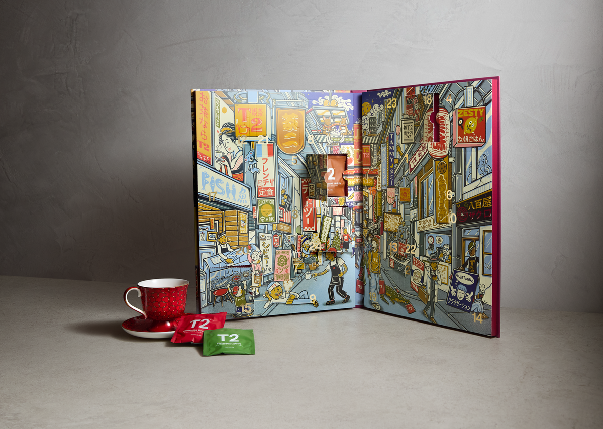 T2 x Kentaro Yoshida 24 Day Tea Bag Advent Calendar
