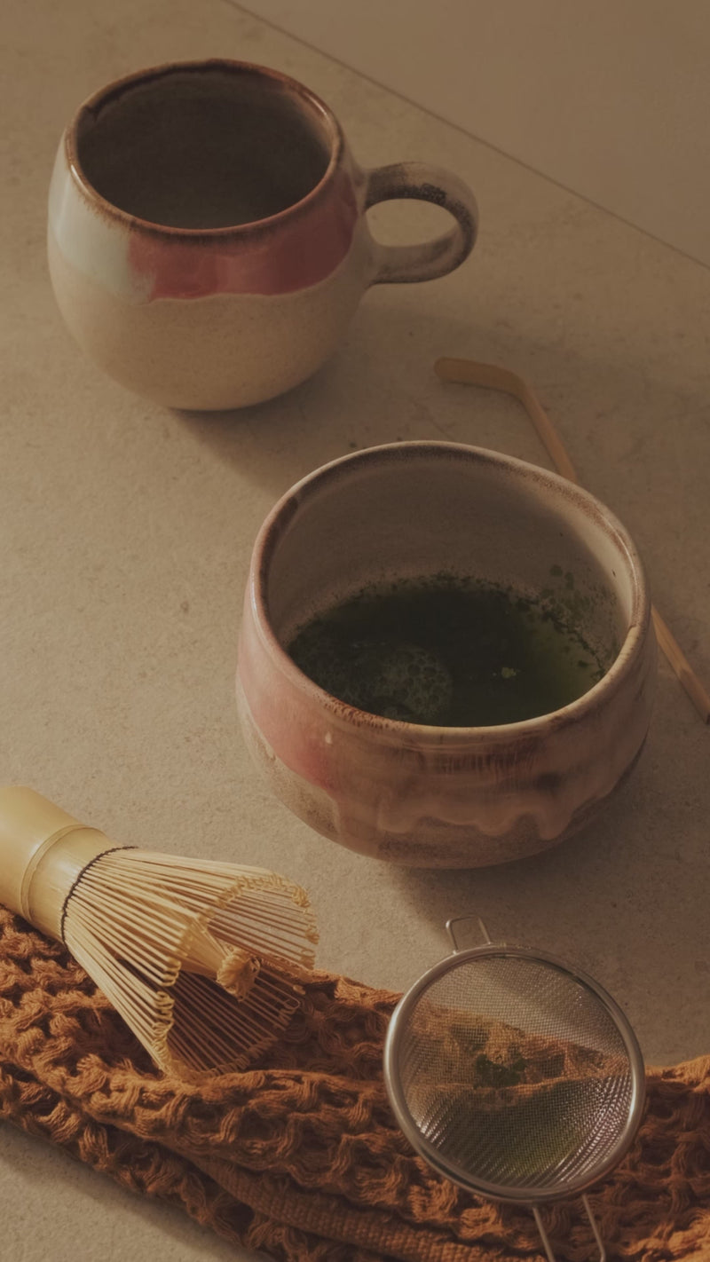 Glazed & Amazed Matcha Bowl Black