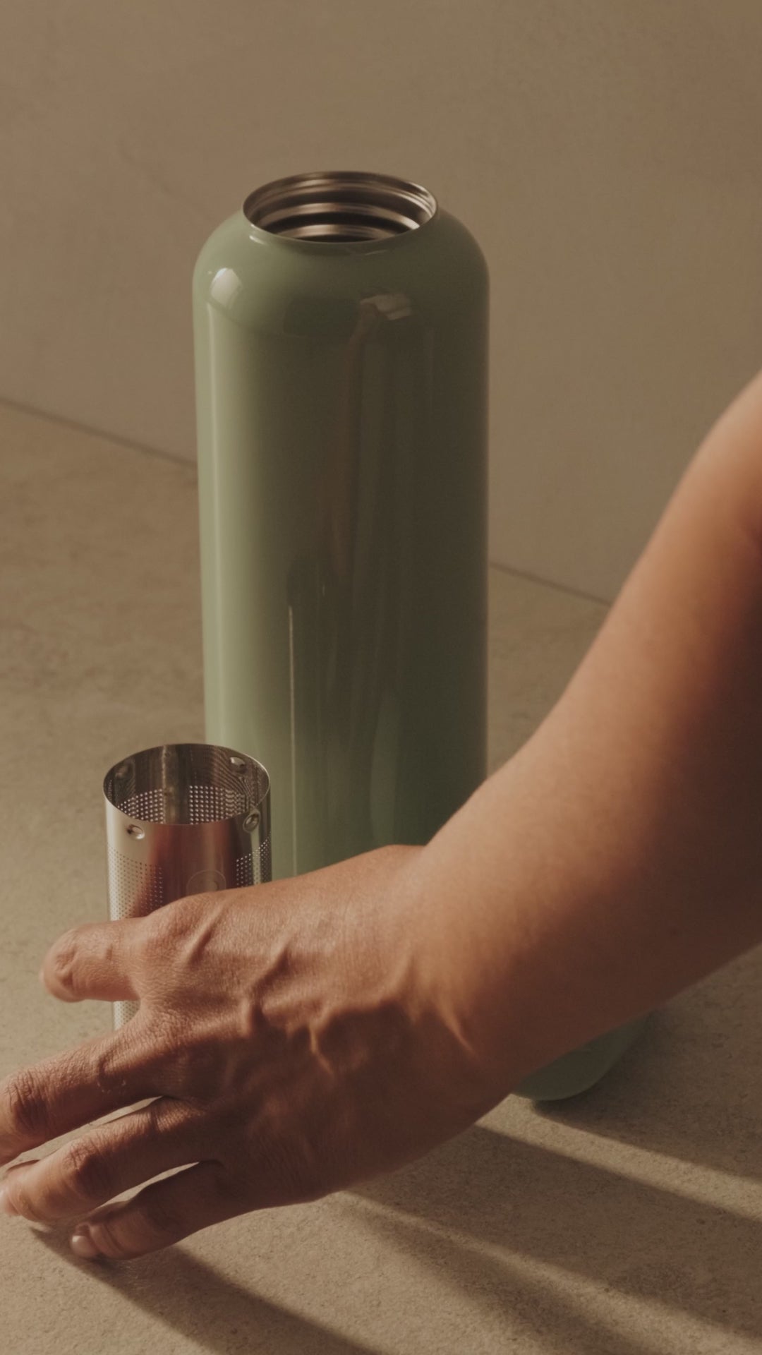 T2 Stainless Steel Flask Blue Steel