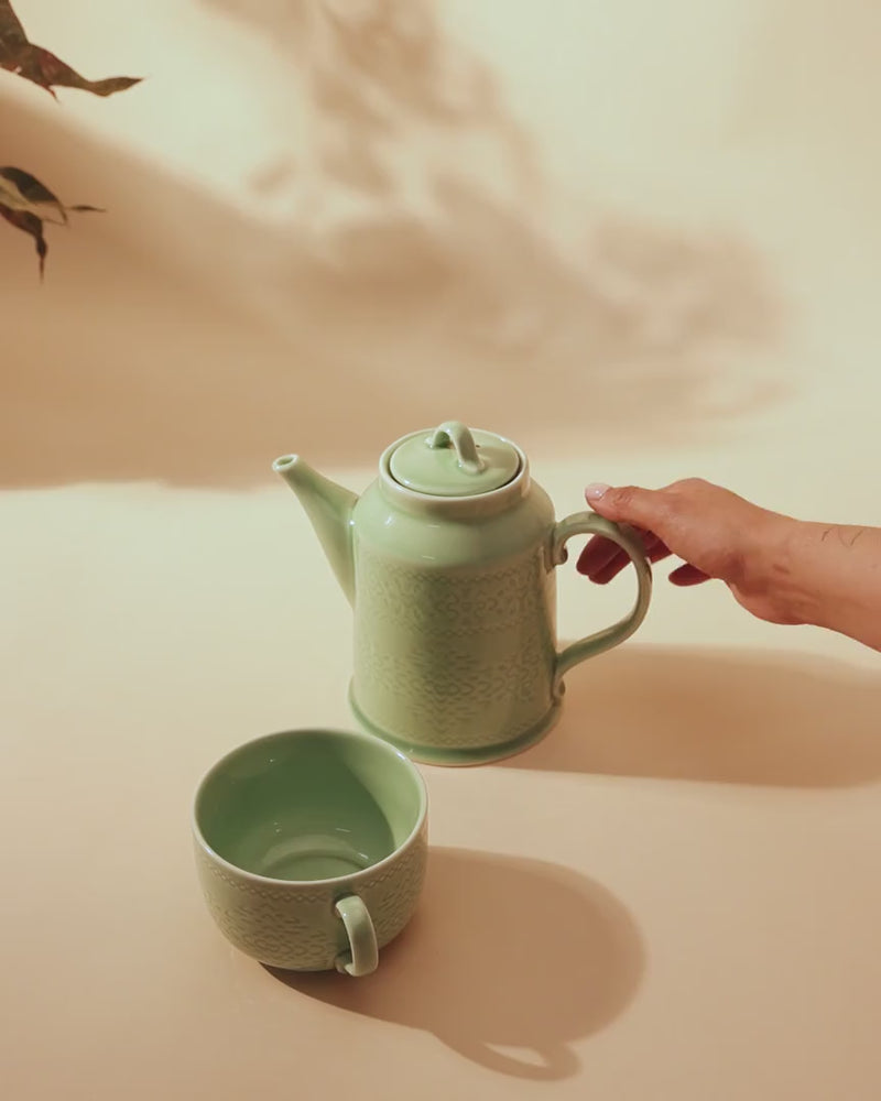 Retroglaze Sage Mug