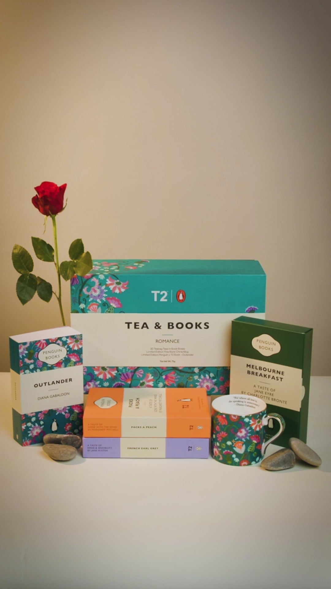 T2 x Penguin Books - Tea & Books: Romance Tea Bag Gift Pack