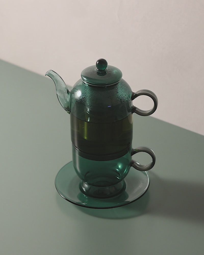 Sorbet Deep Green/Smoke Tea For One