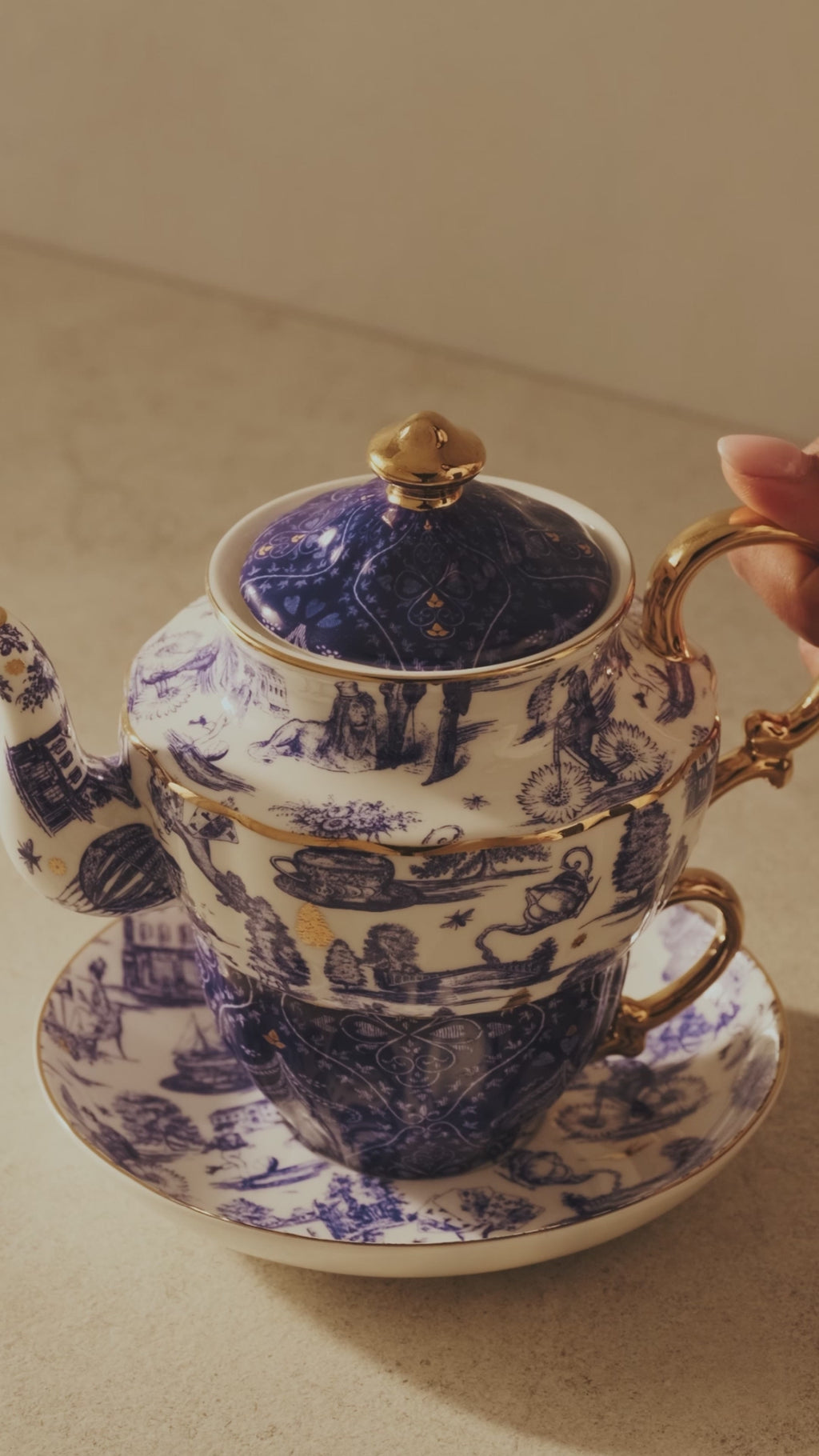 High Tea Hijinks Tea For One Pink