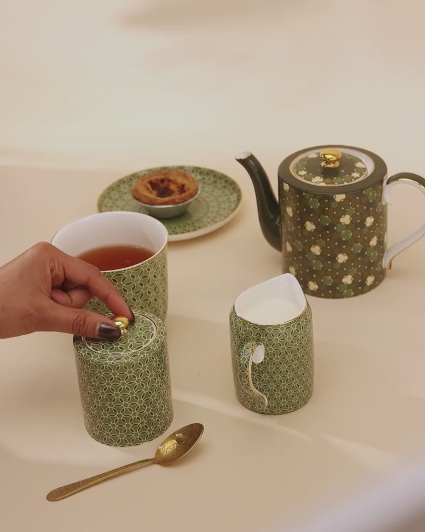 Nomad Nights Large Olive Teapot