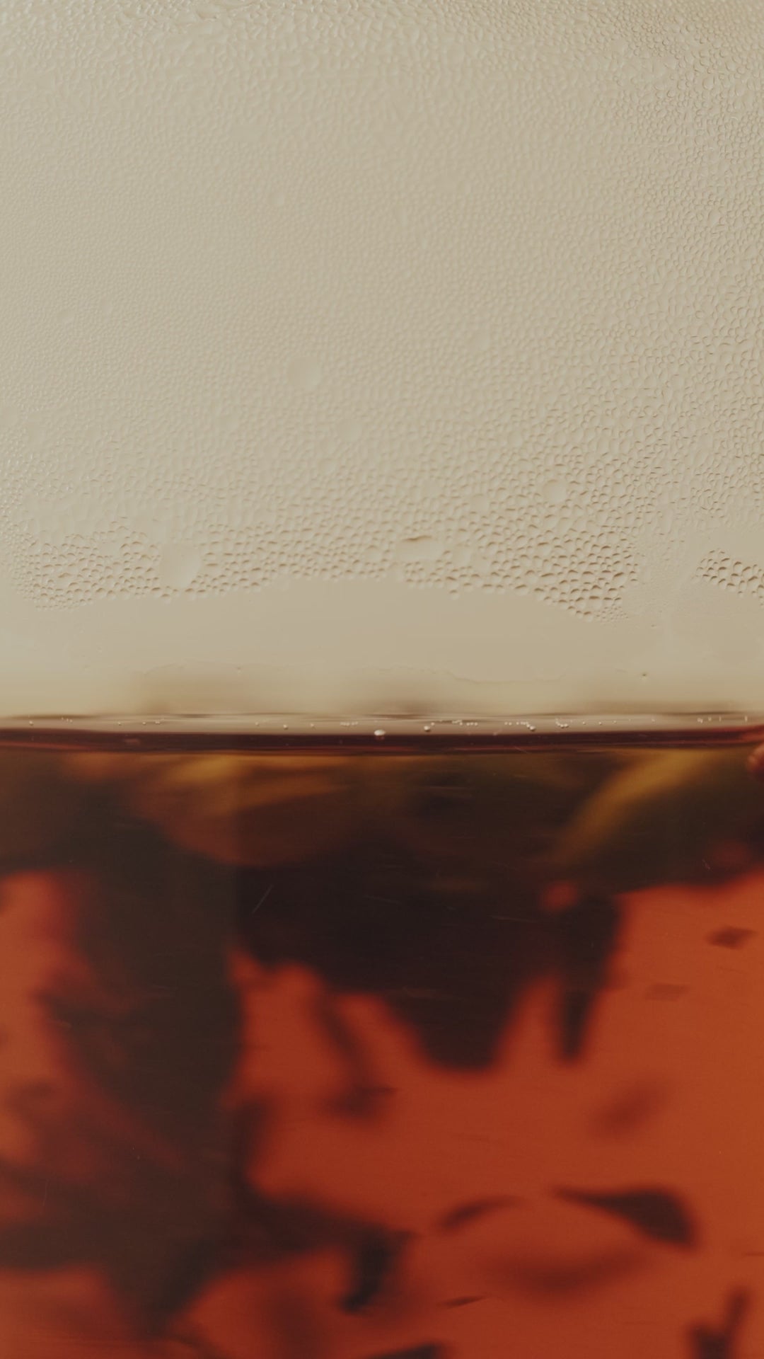 Copper Chai Pot With Black Lid Detail