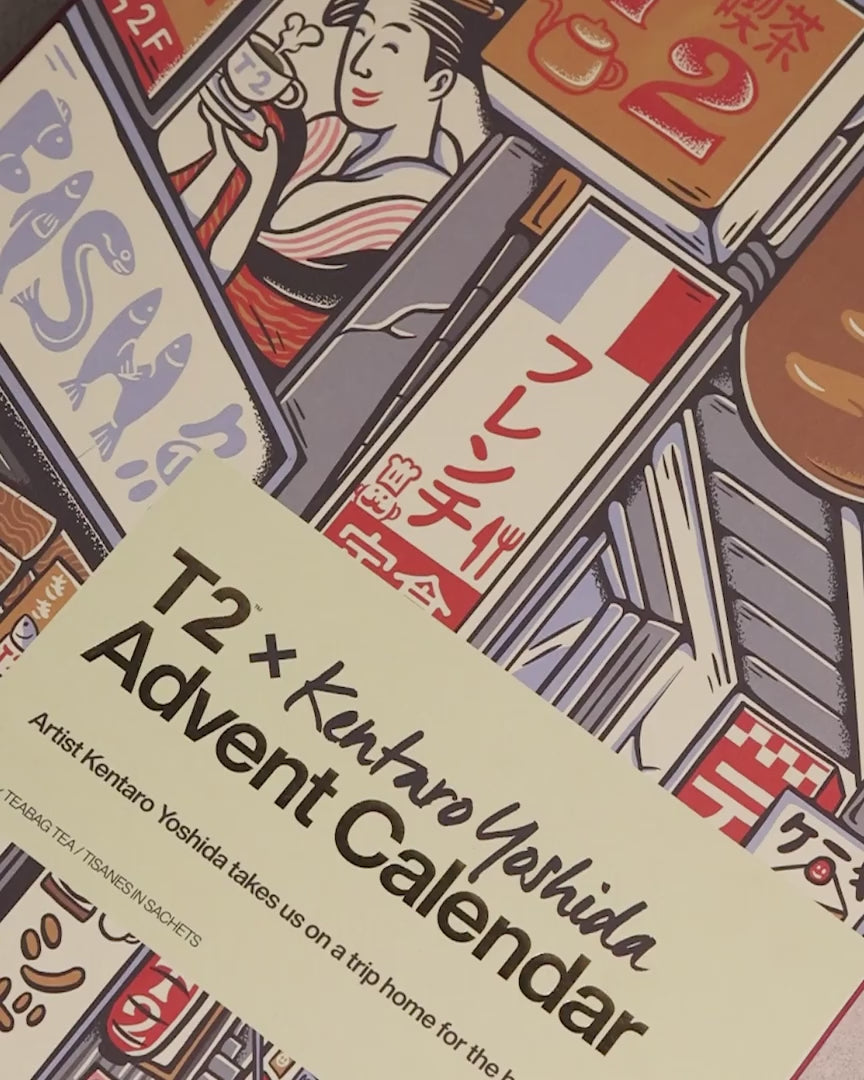 T2 x Kentaro Yoshida 24 Day Tea Bag Advent Calendar