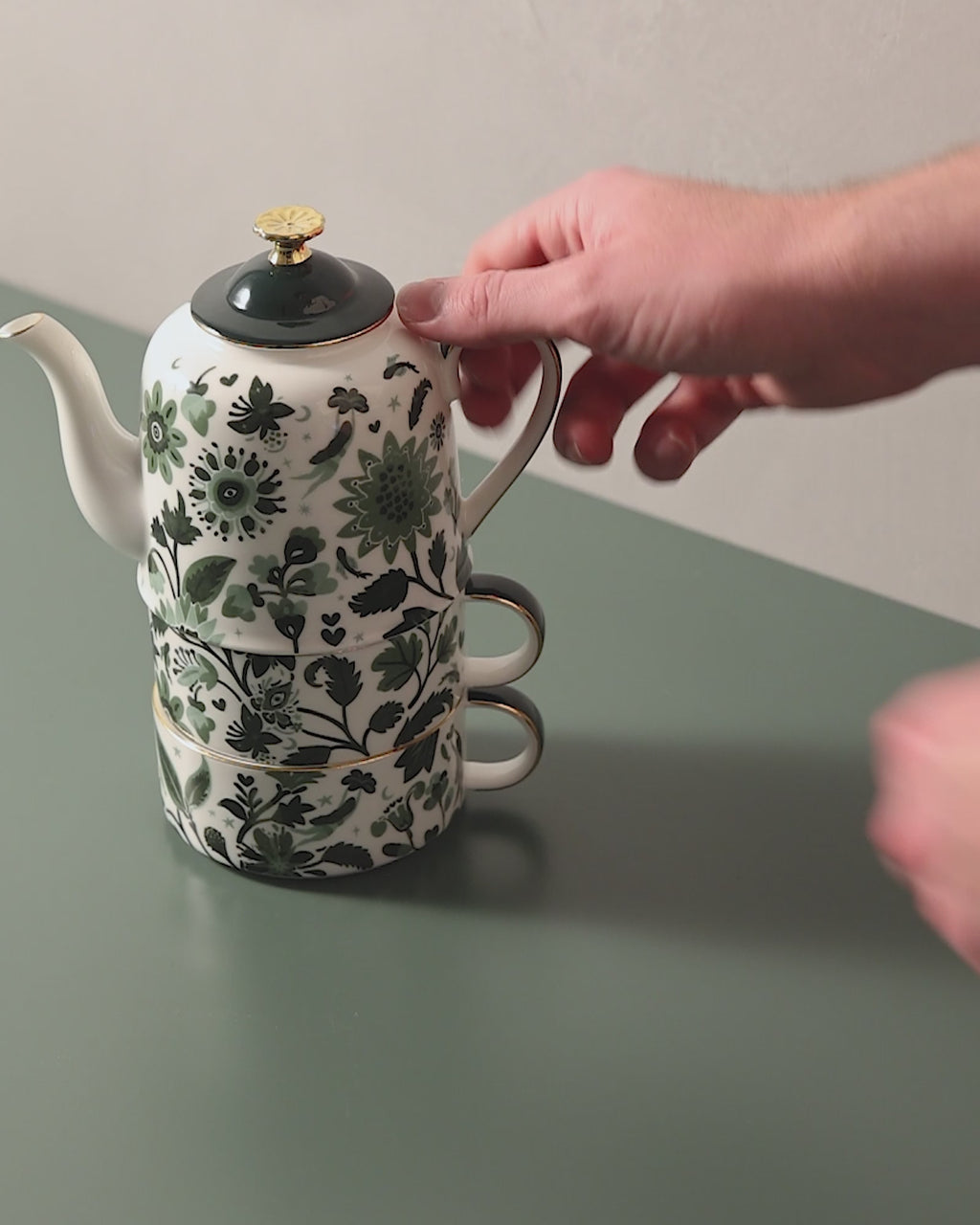 Stardust Bloom Blue Tea For Two
