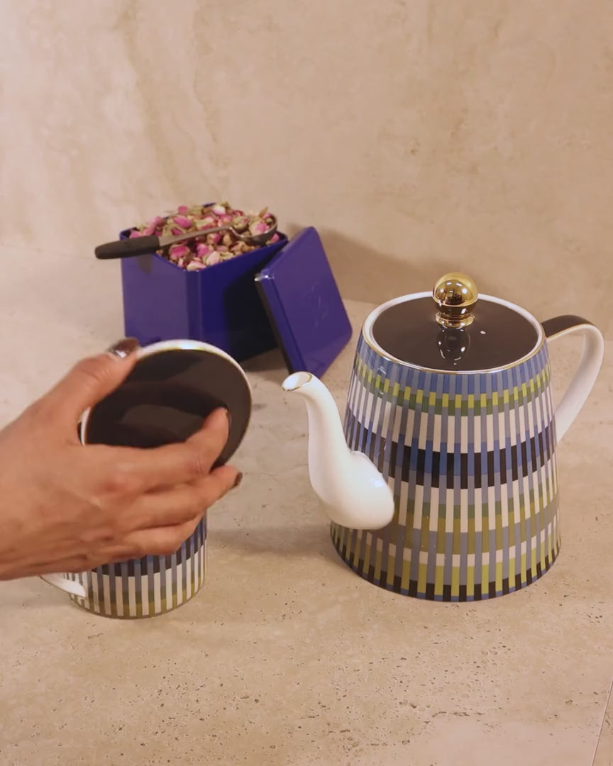 Loom Large Blue Teapot